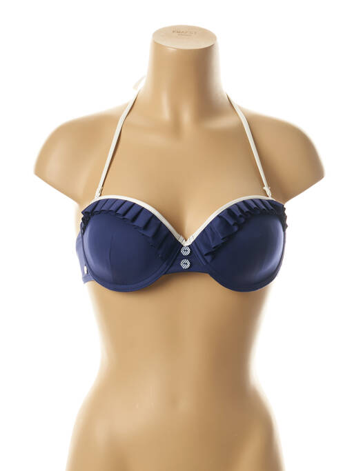 Sutien de costum de baie albastru BRIGITTE BARDOT femeie