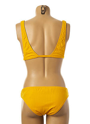 Costum de baie din două piese elasticitate galben BORABORA femeie