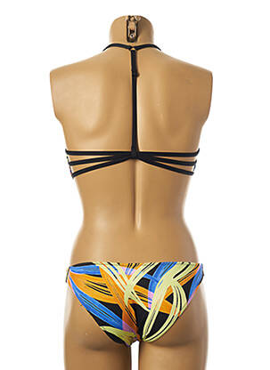 Costum de baie din două piese elasticitate top sutien modelat galben BORABORA femeie