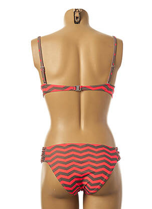 Costum de baie din două piese elasticitate portocalie SUN PLAYA femeie