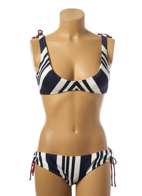 Costum de baie din două piese albastru BORABORA femeie