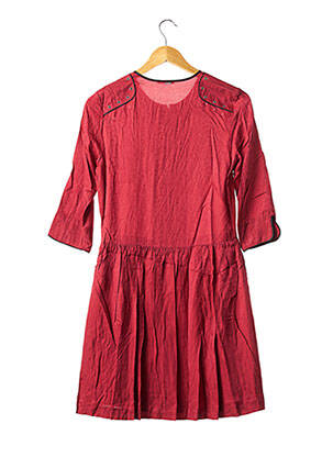 Rochie scurtă mâneci 3/4 mâneci 3/4 roșu IKKS femeie