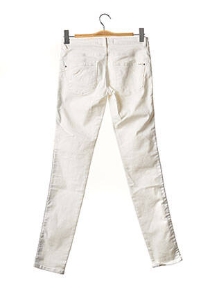 Pantalon slim talie joasă talie joasă alb I.CODE (By IKKS) femeie