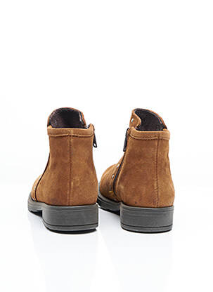 Botine/ghete nubuc maro ROSE ET MARTIN fată