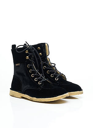 Botine/ghete toc plat până la 3 cm negru KICKERS femeie