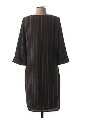 Rochie midi mâneci 3/4 mâneci 3/4 negru LA FEE MARABOUTEE femeie
