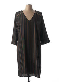 Rochie midi mâneci 3/4 mâneci 3/4 negru LA FEE MARABOUTEE femeie