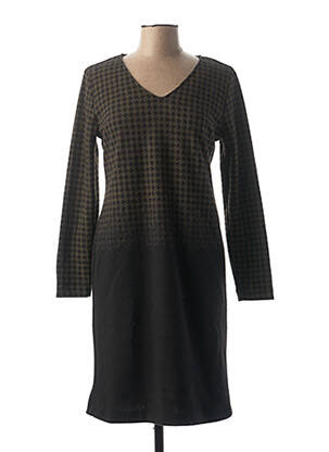 Rochie midi mâneci lungi mâneci lungi verde LA FEE MARABOUTEE femeie