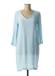 Rochie midi mâneci 3/4 mâneci 3/4 albastru GAIA BOLDETTI femeie