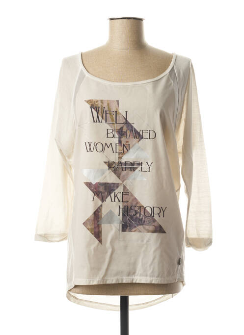 Tricou bej ANNA SCOTT femeie