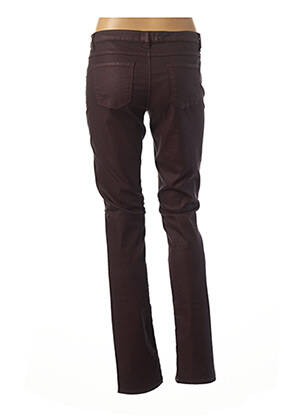 Pantalon slim țesătură acoperită mărime normală roșu CKS femeie