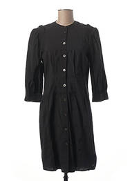 Rochie midi mâneci 3/4 mâneci 3/4 negru SCOTCH & SODA femeie