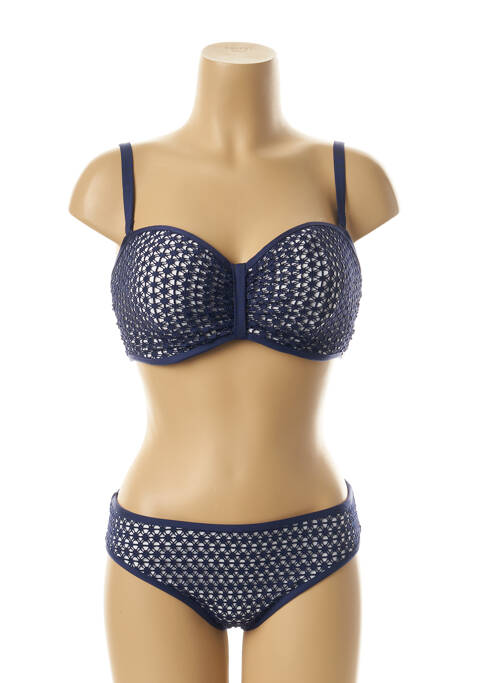 Costum de baie din două piese albastru PANACHE femeie