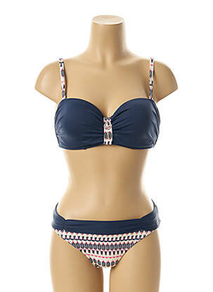 Costum de baie din două piese albastru LES P'TITES BOMBES femeie