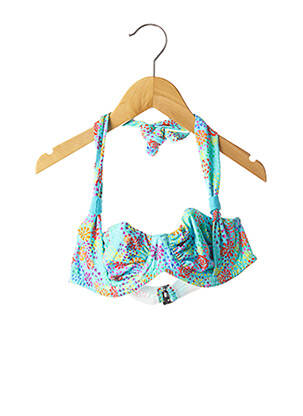 Sutien de costum de baie elasticitate albastru HAUTE PRESSION femeie