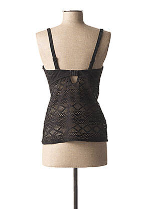 Top/caraco bretele elastice reglabile negru FREYA femeie