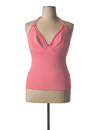 Tankini elasticitate roșu FREYA femeie