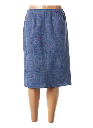 Fustă midi albastru GUY DUBOUIS femeie