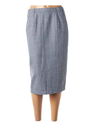 Fustă midi albastru LORENZO FERRERI femeie