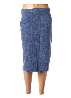 Fustă midi albastru GUY DUBOUIS femeie