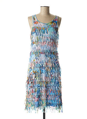 Rochie midi albastru AVENTURES DES TOILES femeie