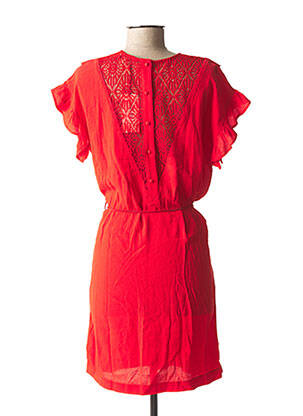 Rochie scurtă mâneci scurte mâneci scurte roșu LA PETITE FRANCAISE femeie
