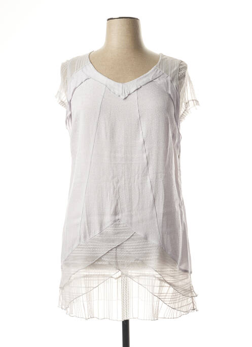 Tunică mâneci scurte gri MADO ET LES AUTRES femeie