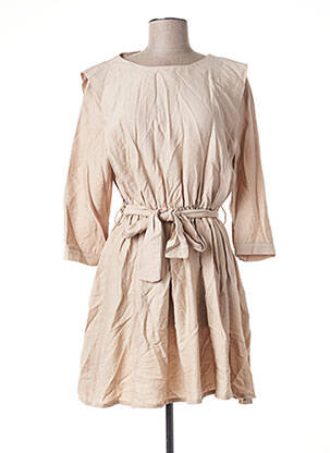 Rochie scurtă bej VINTAGE LOVE femeie