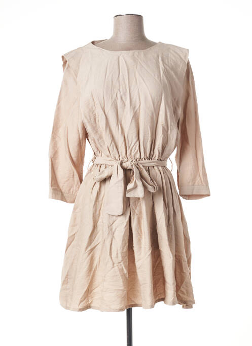 Rochie scurtă bej VINTAGE LOVE femeie