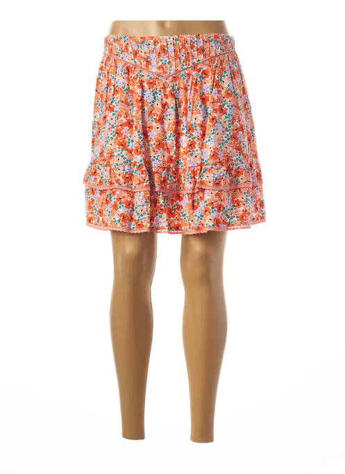 Fustă scurtă portocaliu ORFEO femeie