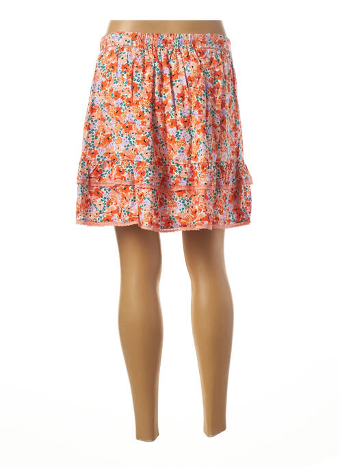 Fustă scurtă portocaliu ORFEO femeie