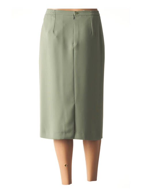 Fustă midi verde FRANCOISE DE FRANCE femeie