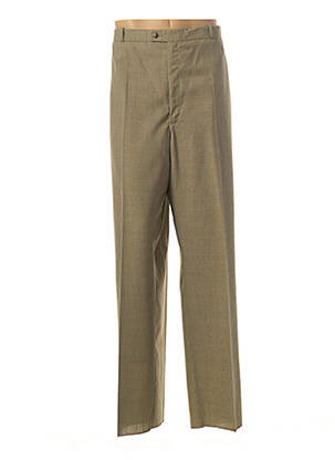 Pantalon drept elasticitate verde KIPLAY bărbat