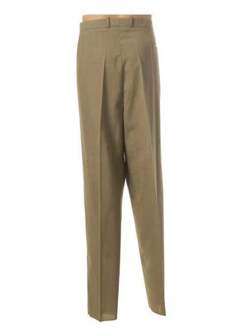 Pantalon drept țesătură melanj mărime normală verde FRANCOIS DEGASNES homme