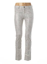 Pantalon slim talie joasă talie joasă alb MAYJUNE femme