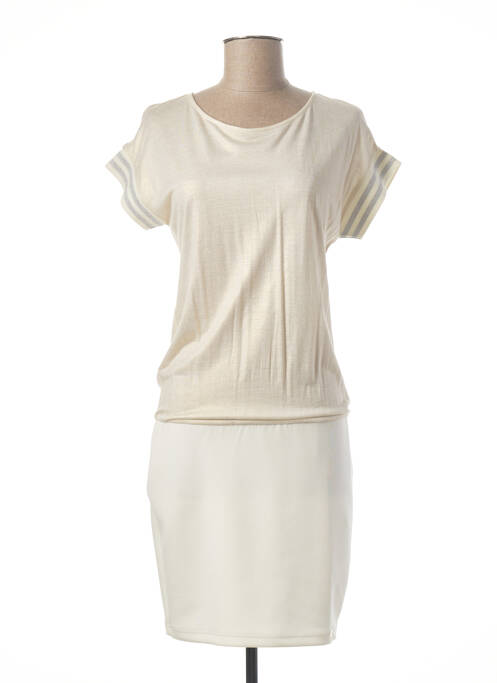 Rochie midi bej LES P'TITES BOMBES femeie