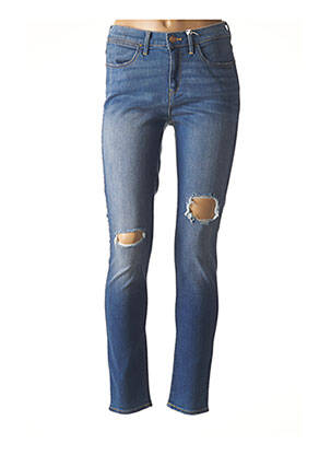 Blugi skinny albastru WRANGLER femeie