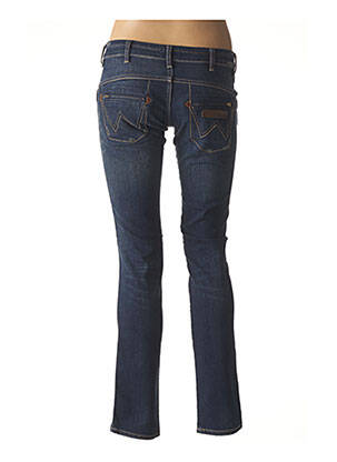 Blugi cu croială slim subțire talie joasă albastru WRANGLER femeie