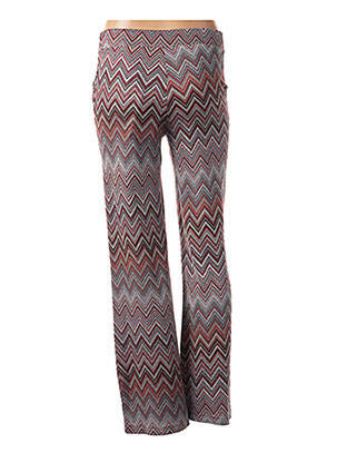 Pantalon drept talie elastică roșu AU SOLEIL DE ST TROPEZ femeie