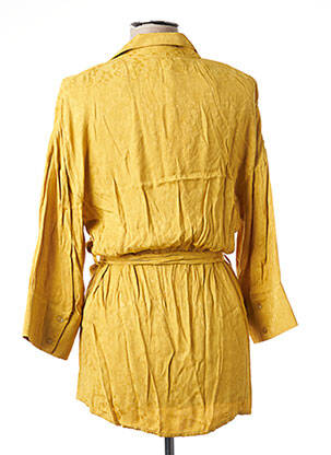 Jachete casual guler tip costum galben LA FEE MARABOUTEE femeie