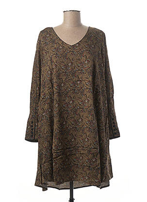 Rochie scurtă mâneci lungi mâneci lungi verde LOLA ESPELETA femeie