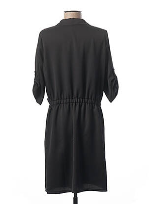 Rochie midi mâneci 3/4 mâneci 3/4 negru PAKO LITTO femeie