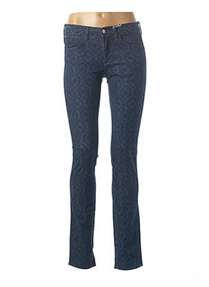 Blugi cu croială slim subțire mărime normală albastru WRANGLER femeie