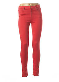 Pantalon slim elasticitate mărime normală roșu VOTRE NOM femeie