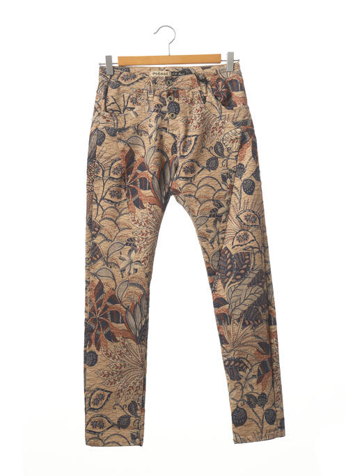 Pantalon slim bej PLEASE femeie