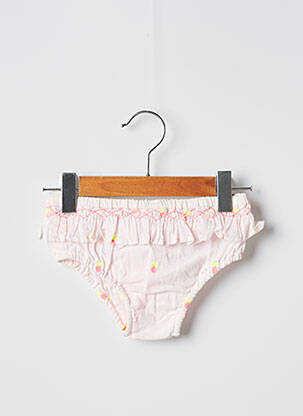 Chiloți de baie roz BONHEUR DU JOUR fată