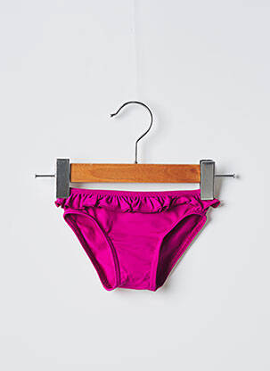 Chiloți de baie roz PETIT BATEAU fată