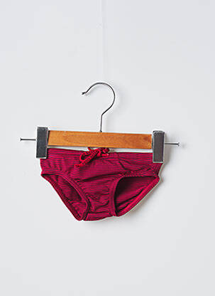 Chiloți de baie roșu PETIT BATEAU fată