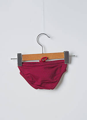 Chiloți de baie roșu PETIT BATEAU fată