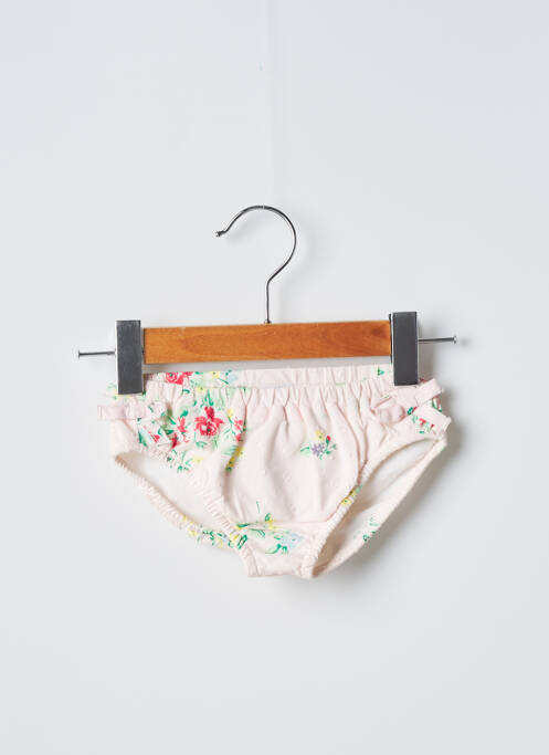 Chiloți de baie roz PETIT BATEAU fată